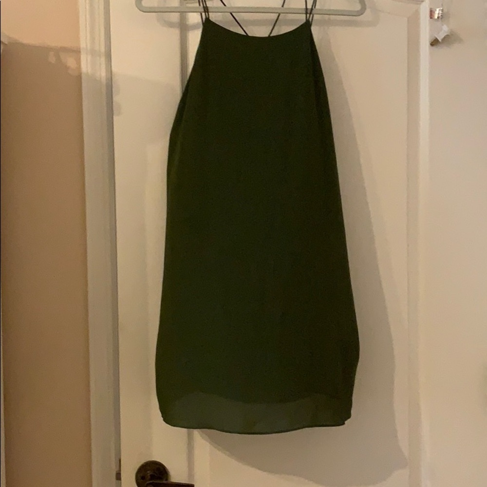 fab’rik Olive Green Shift Dress